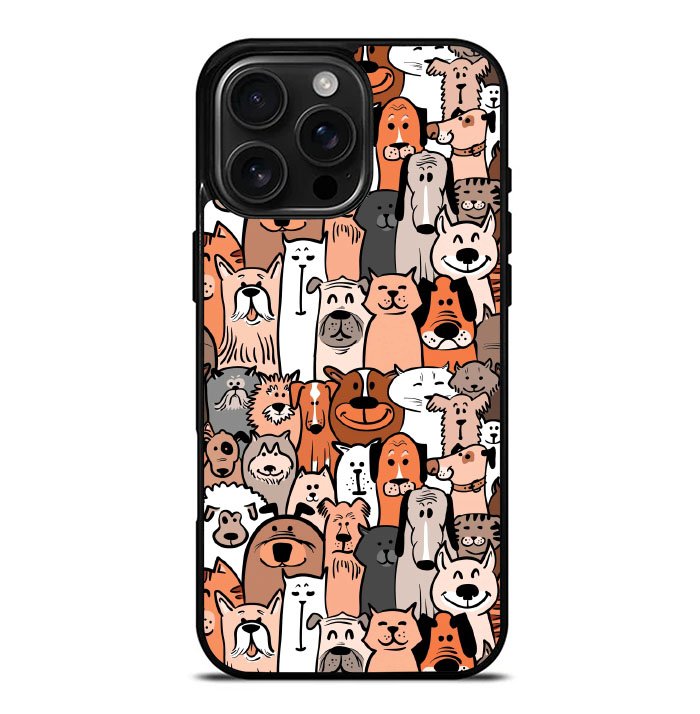 Doggie Breed FLB0429 iPhone 16 Pro Max Case