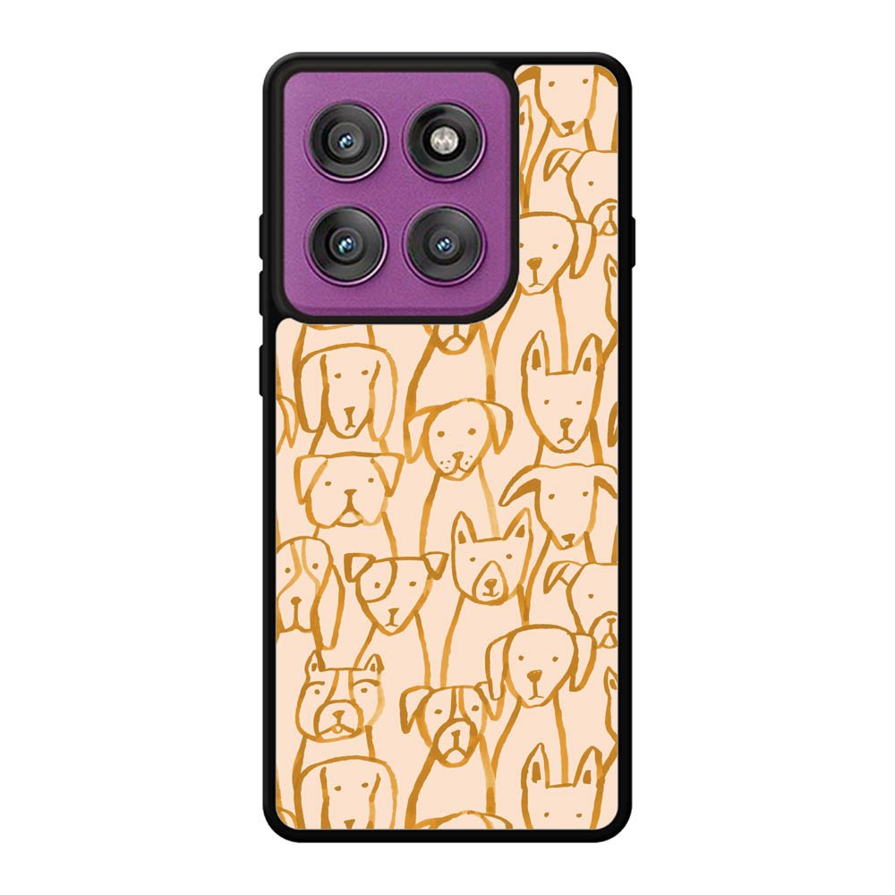 Puupy Doodle FLB0430 Motorola Moto Edge 60 Pro Case
