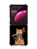 Samurai Cat Motorola Moto Razr Plus 2023 , Moto Razr+ 2023 Case OV11022