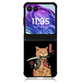 Samurai Cat Motorola Moto Razr Plus 2024 , Moto Razr+ 2024 Case OV11022