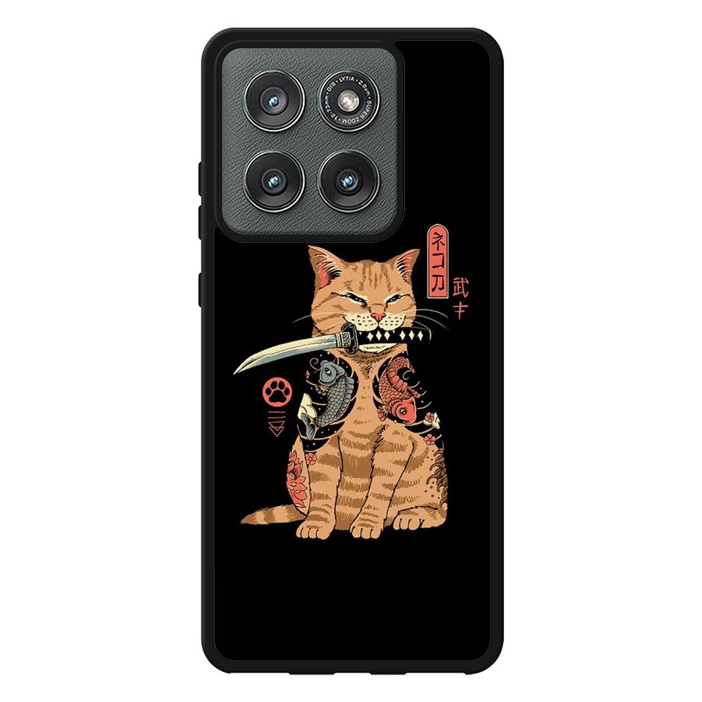 Samurai Cat Motorola Moto Edge 2025 Case QC11022