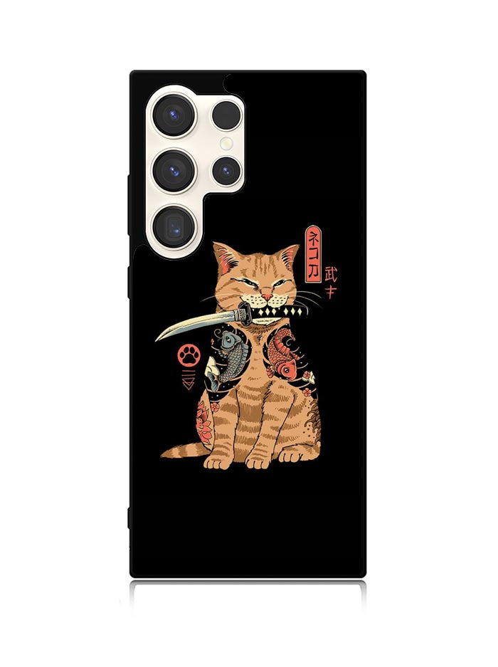 Samurai Cat Samsung Galaxy S25 Ultra 5G Case QC11022