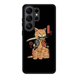 Samurai Cat Samsung Galaxy S26 Ultra Case QC11022