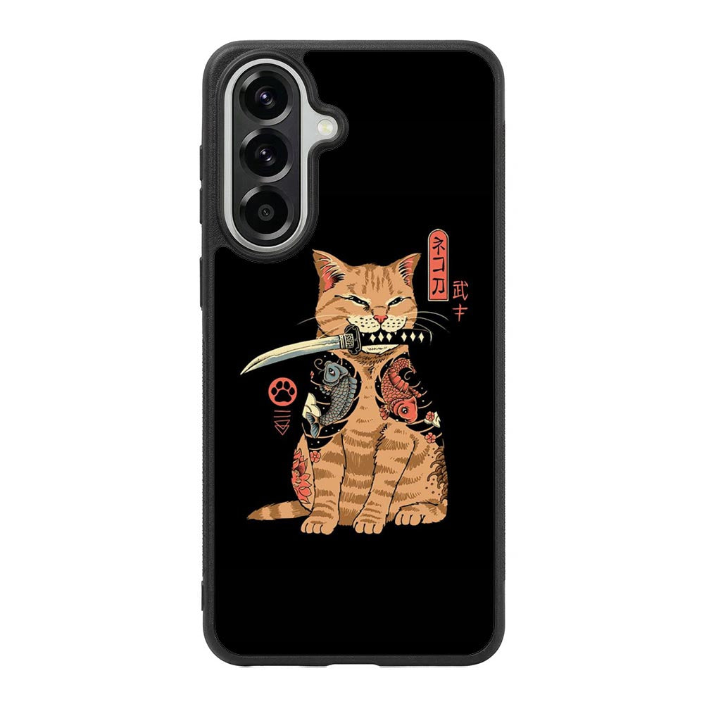Samurai Cat Samsung Galaxy A37 Case QC11022