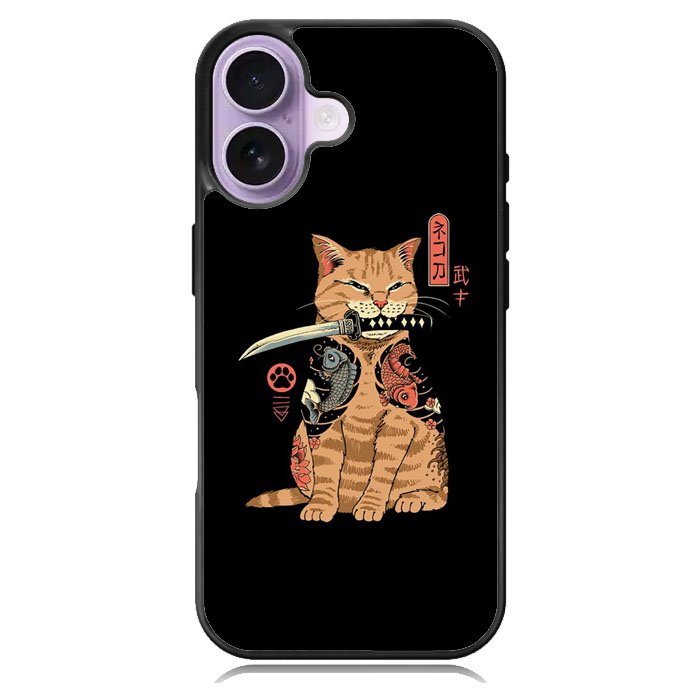 Samurai Cat iPhone 17 Case OV11022