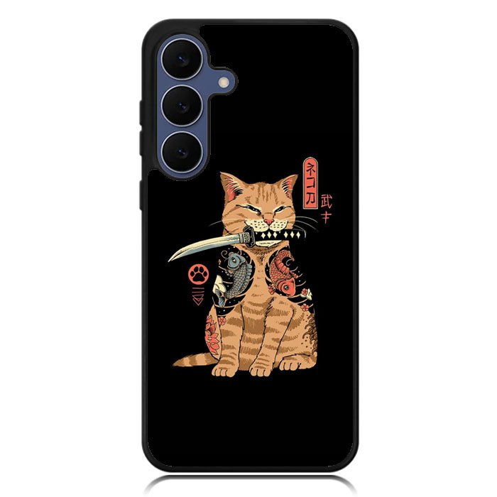 Samurai Cat Samsung Galaxy S25 FE Case OV11022