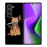 Samurai Cat Samsung Galaxy Z Fold 6 5G 2024 Case OV11022
