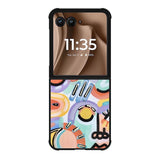 Abstract Motorola Moto RAZR Plus 2025 Case OV11227