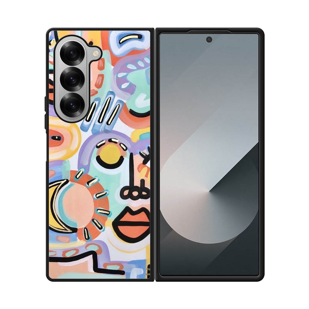 Abstract Samsung Galaxy Z Fold 7 5G Case QC11227