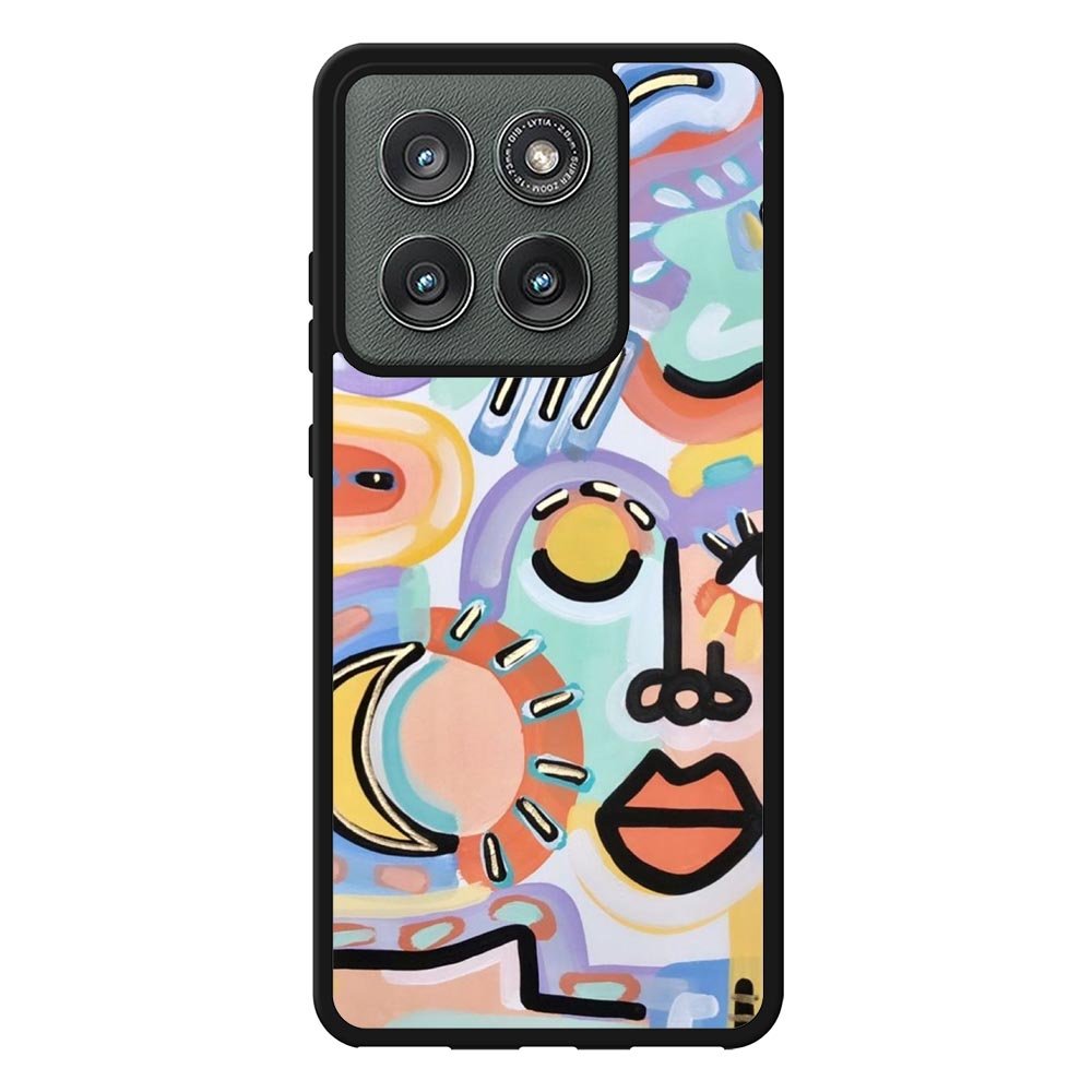 Abstract Motorola Moto Edge 2025 Case QC11227