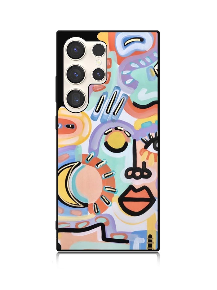 Abstract Samsung Galaxy S25 Ultra 5G Case QC11227