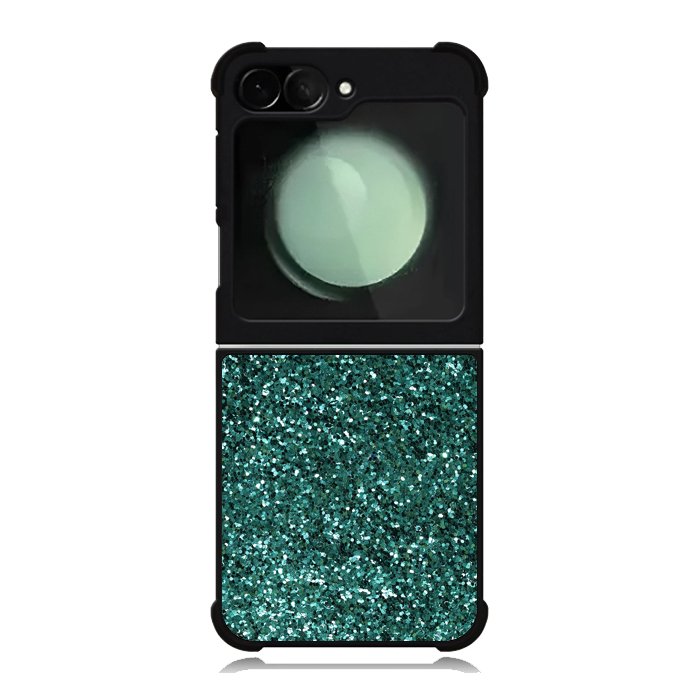 Glitter Green Samsung Galaxy Z Flip 6 5G 2024 Case OV11098