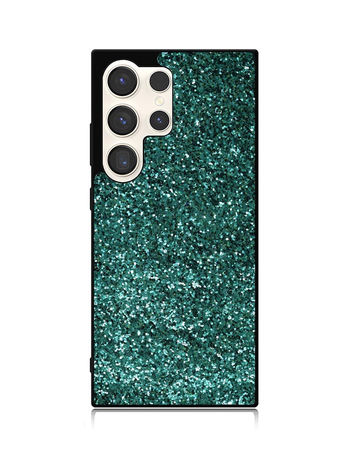Glitter Green Samsung Galaxy S23 Ultra 5G Case QC11098