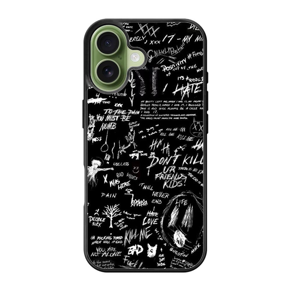 XXXTENTACION Quote iPhone 17 Case QC10960