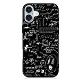 XXXTENTACION Quote iPhone 16 Case QC10960