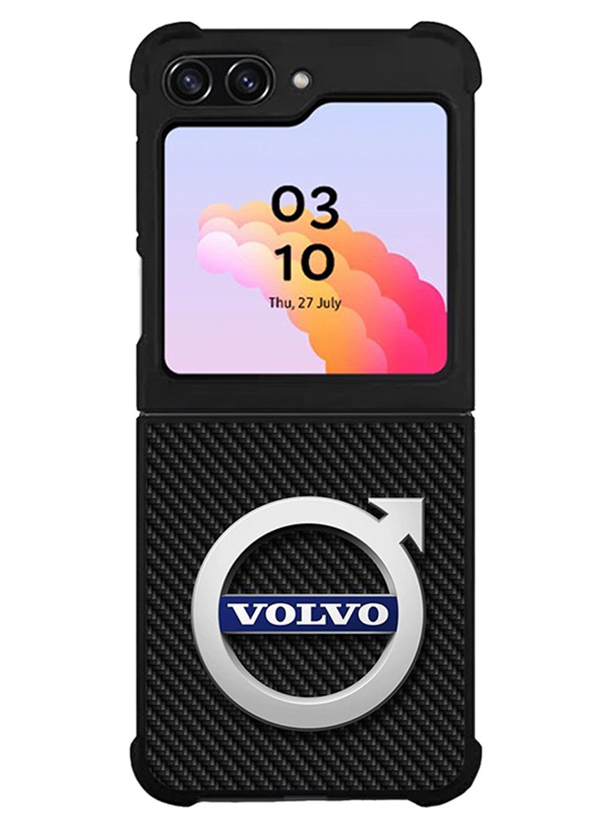 Volvo Logo Carbon Samsung Galaxy Z Flip 5 5G 2023 Case OV10760