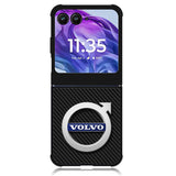 Volvo Logo Carbon Motorola Moto Razr Plus 2024 , Moto Razr+ 2024 Case OV10760