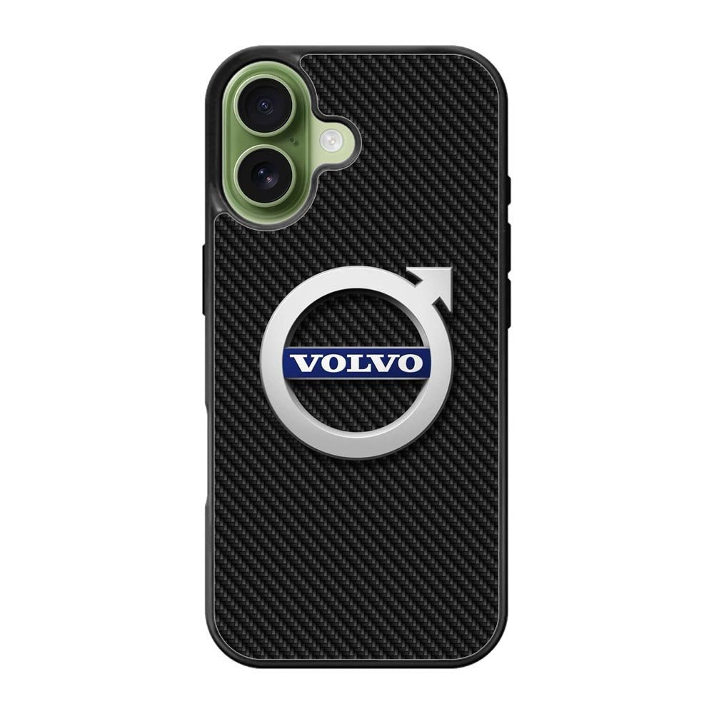 Volvo Logo Carbon iPhone 17 Case OV10760