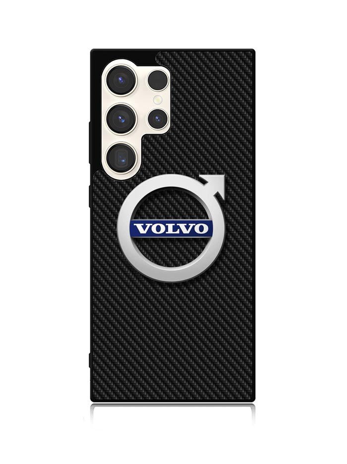 Volvo Logo Carbon Samsung Galaxy S23 Ultra 5G Case QC10760