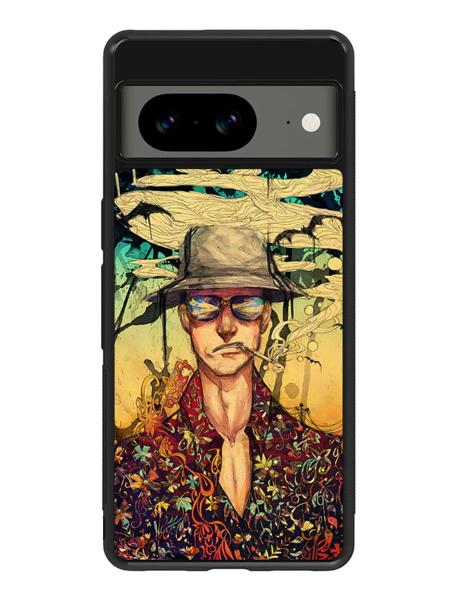 Man With Cigarette Google Pixel 8A Case QC10483