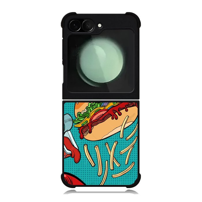 Burger Samsung Galaxy Z Flip 6 5G 2024 Case OV10340