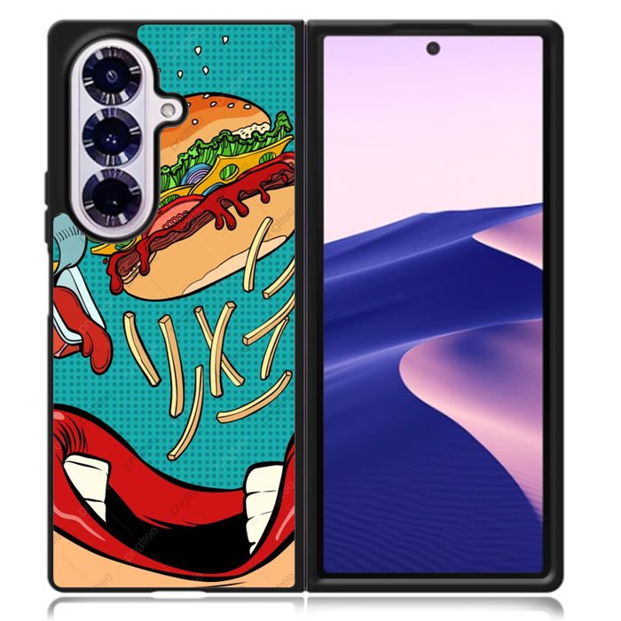 Burger Samsung Galaxy Z Fold 7 Case OV10340