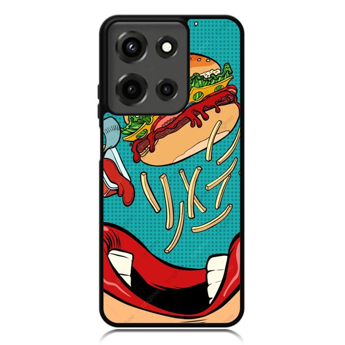 Burger Motorola Moto G 5G 2025 Case OV10340