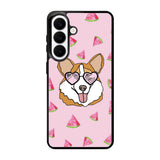 Corgi Watermelon FLB0428 Samsung Galaxy S26 Case