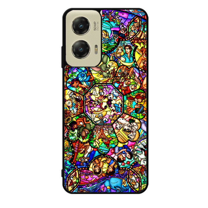 All Disney Heroes Stained Glass Motorola Moto G Stylus 5G 2024 Case