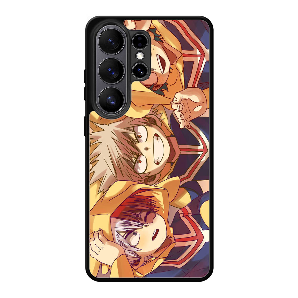 My Hero Academia Deku X Bakugou X Todoroki Samsung Galaxy S26 Ultra Case OV3199