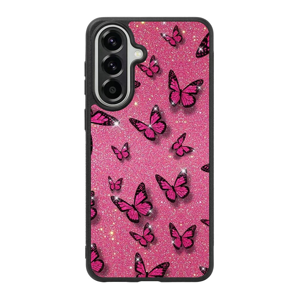 butterfly glitter Samsung Galaxy A57 Case