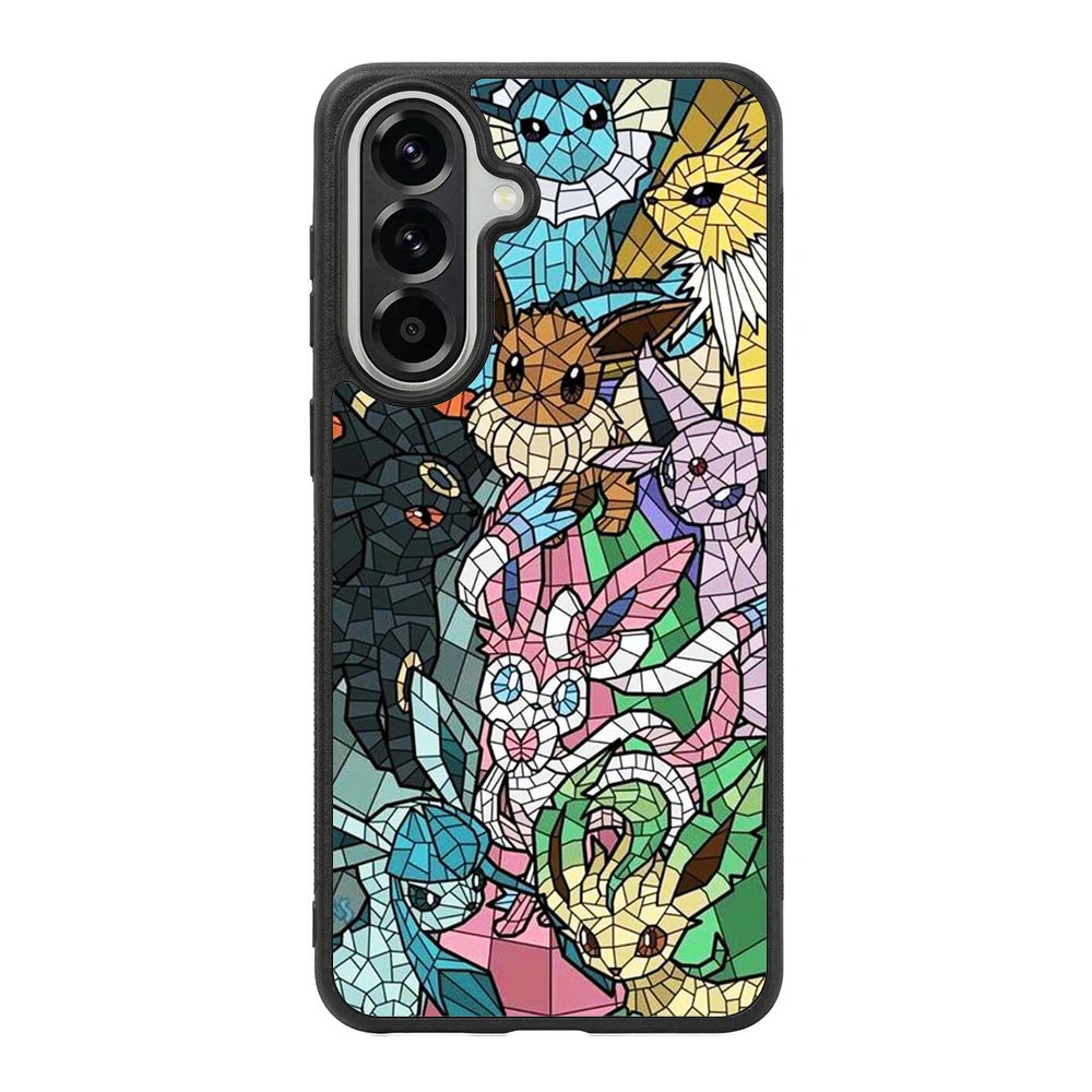 Pokemon Stained Glass Samsung Galaxy A57 Case