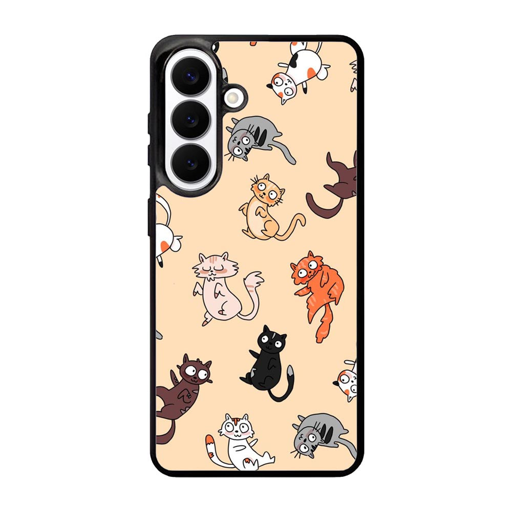 Happy Cat day Samsung Galaxy S26 Case OV9714