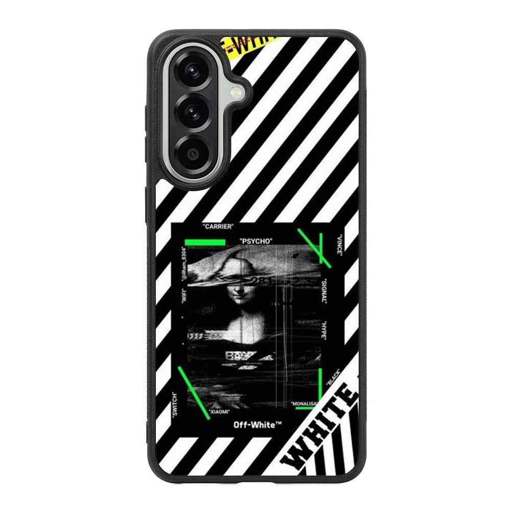Black and white Samsung Galaxy A37 Case OV8752