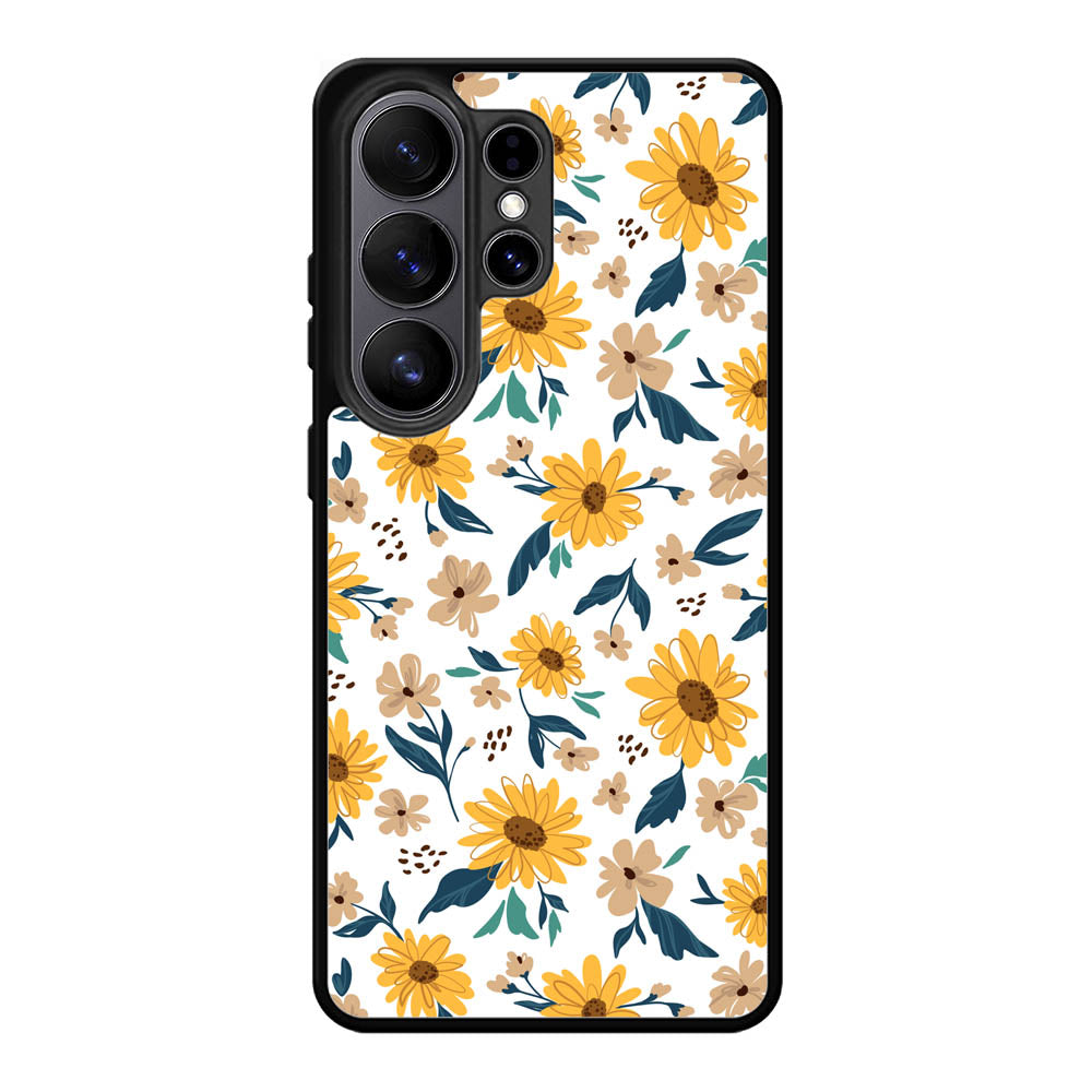 Sunflowers Pattern Samsung Galaxy S26 Ultra Case OV10448