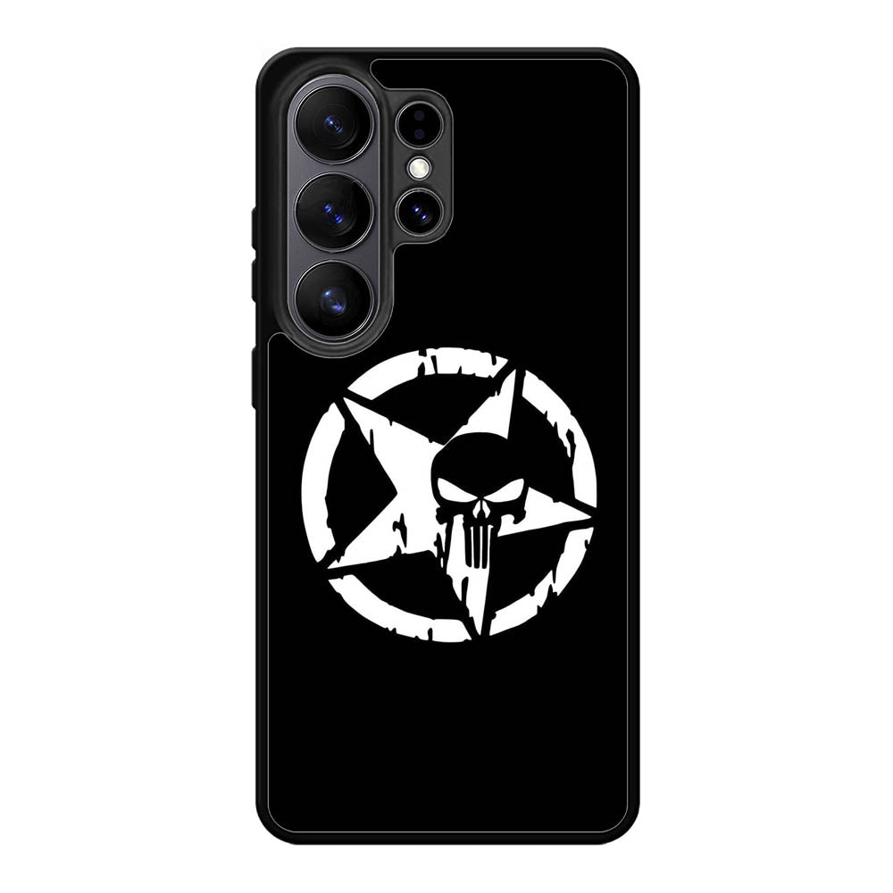Punisher Black Samsung Galaxy S26 Ultra Case OV10400