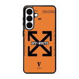 Off White Orange Samsung Galaxy S26 Case OV11223