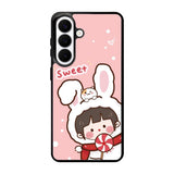 Cute Rabbit Sweet Samsung Galaxy S26 Case OV11206