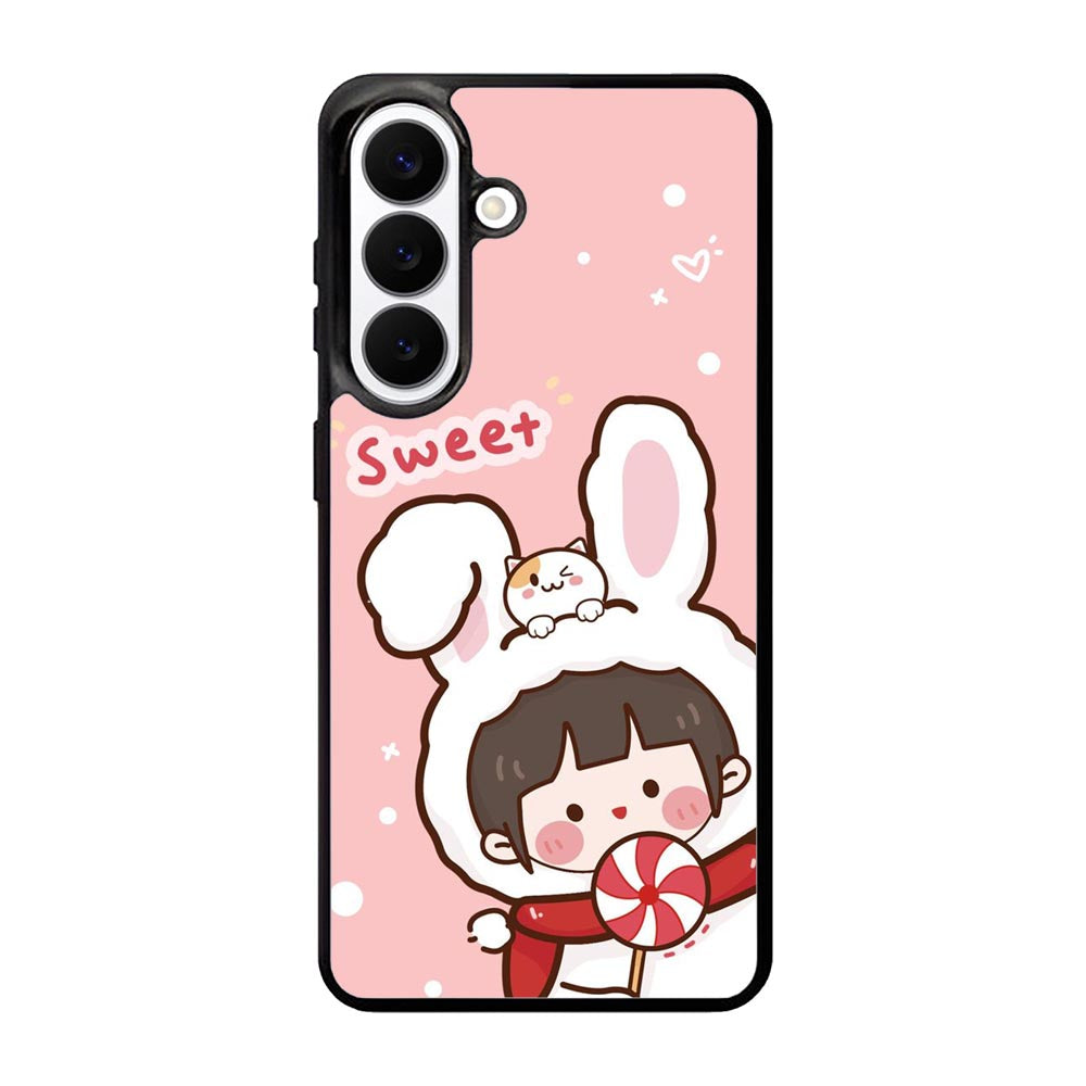 Cute Rabbit Sweet Samsung Galaxy S26 Plus Case OV11206