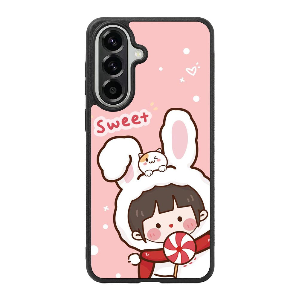 Cute Rabbit Sweet Samsung Galaxy A57 Case QC11206