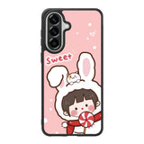 Cute Rabbit Sweet Samsung Galaxy A57 Case QC11206