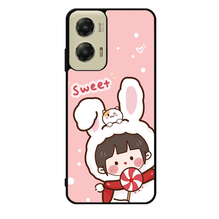 Cute Rabbit Sweet Motorola Moto G Stylus 5G 2024 Case OV11206
