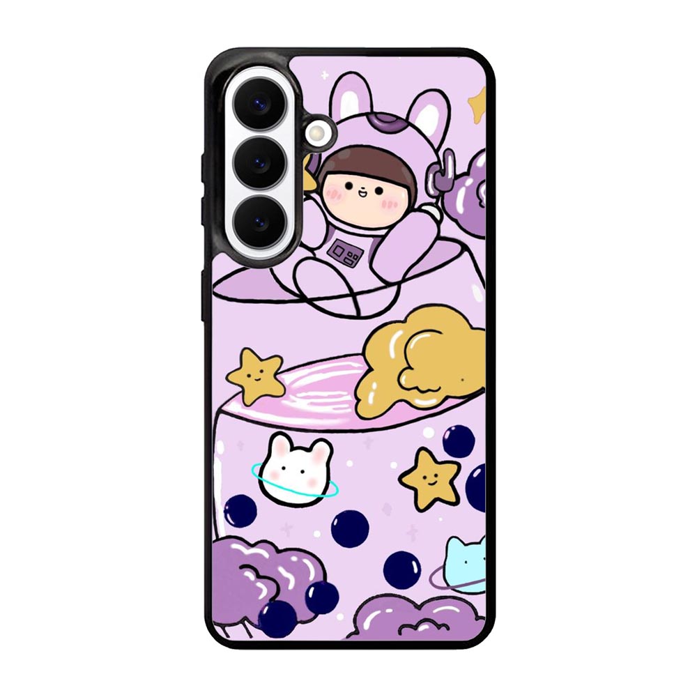 Cute Purple Bobba Samsung Galaxy S26 Plus Case OV11205