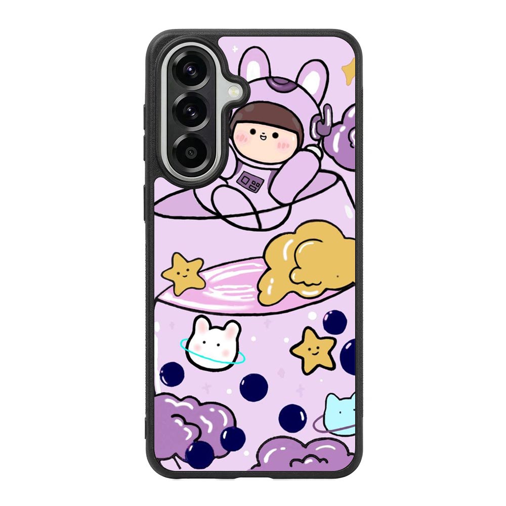 Cute Purple Bobba Samsung Galaxy A37 Case OV11205