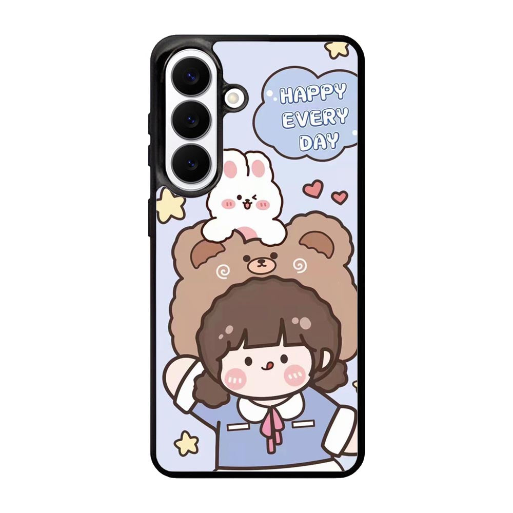 Cute and Happy Everyday Samsung Galaxy S26 Plus Case OV11197
