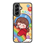 Cutei Rainbow Candy Samsung Galaxy A37 Case OV11217