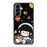 Cute Roro Jump and Astronaut Samsung Galaxy A57 Case OV11207