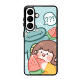 Cute Eat Watermelon Samsung Galaxy S26 Plus Case OV11203