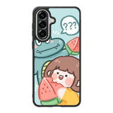 Cute Eat Watermelon Samsung Galaxy A57 Case OV11203