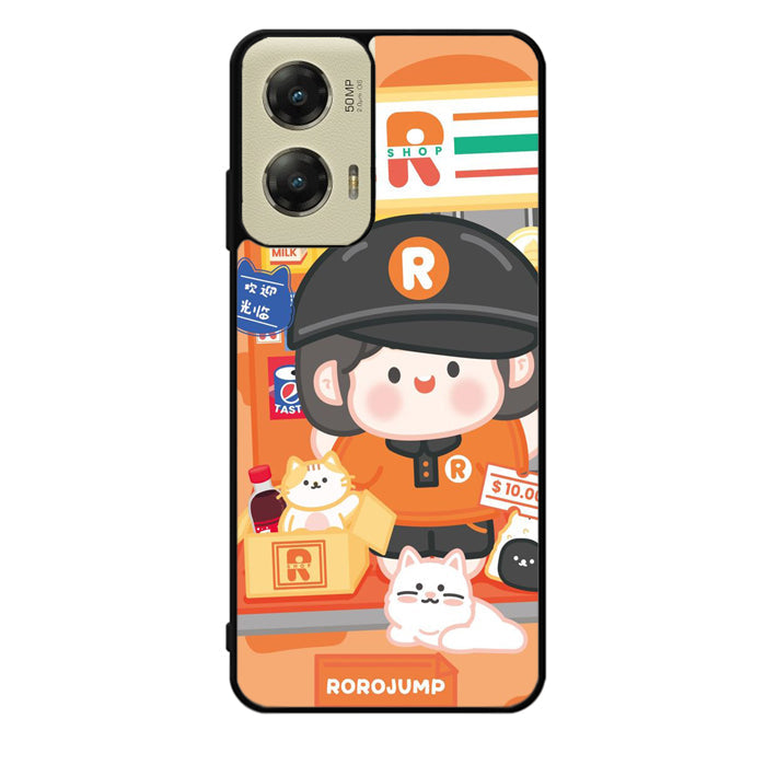 Cute Roro Jump market Shop Motorola Moto G Stylus 5G 2024 Case OV11211